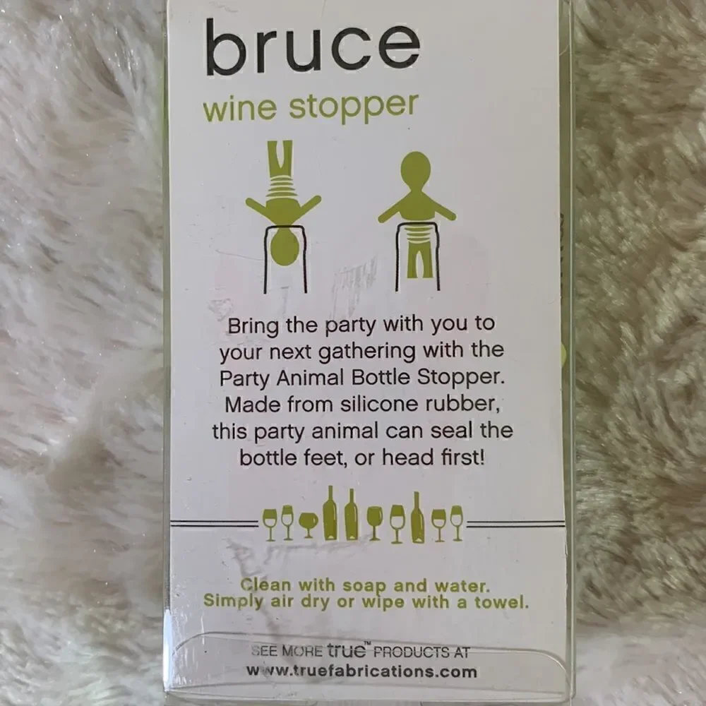 Bruce Silicone Wine Stopper